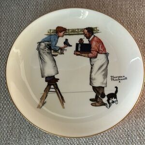 NORMAN ROCKWELL 4 Seasons Series Gorham Fine China Collector Plate 1979 - 11”